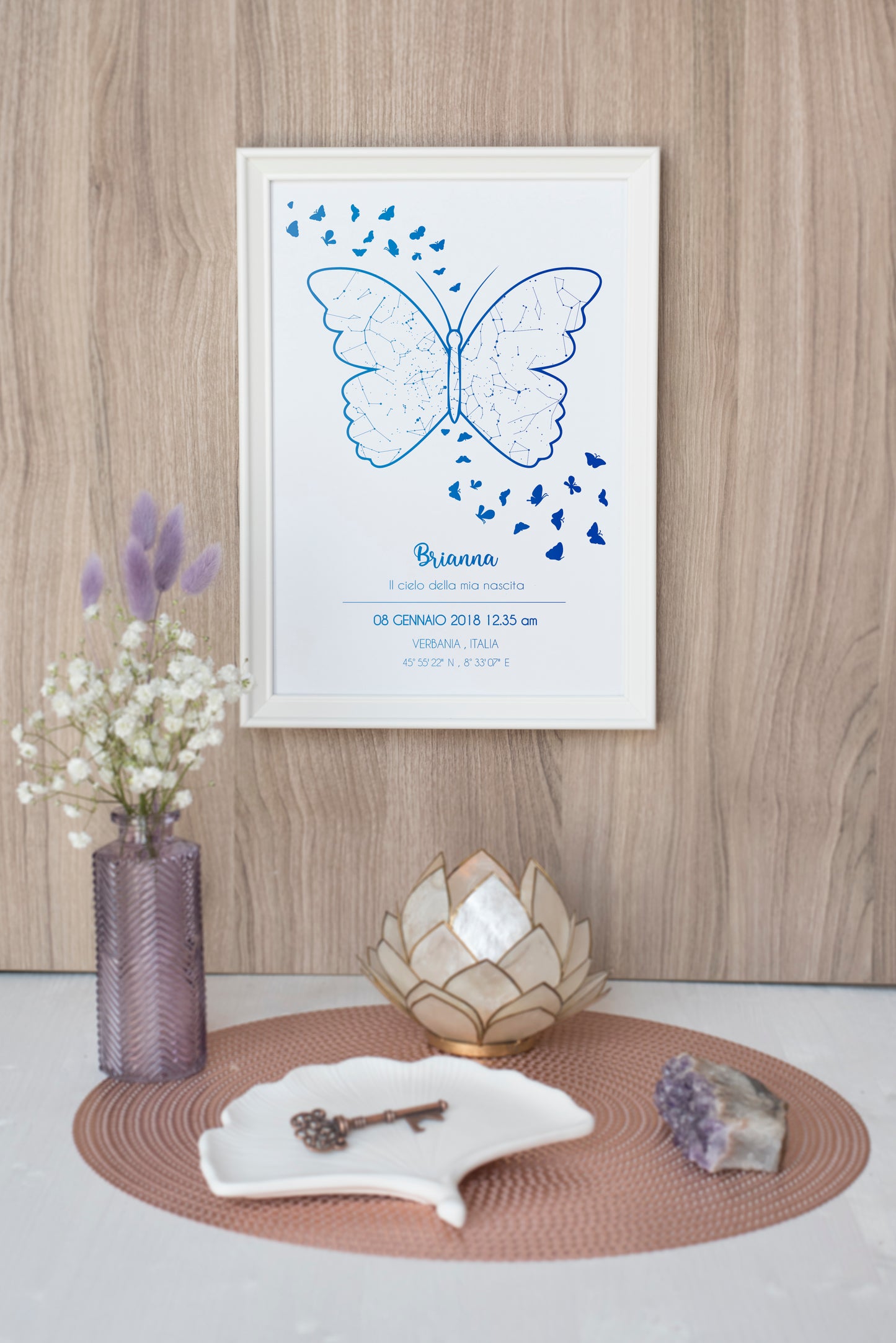 Quadro Mappa Stellare COMPLEANNO