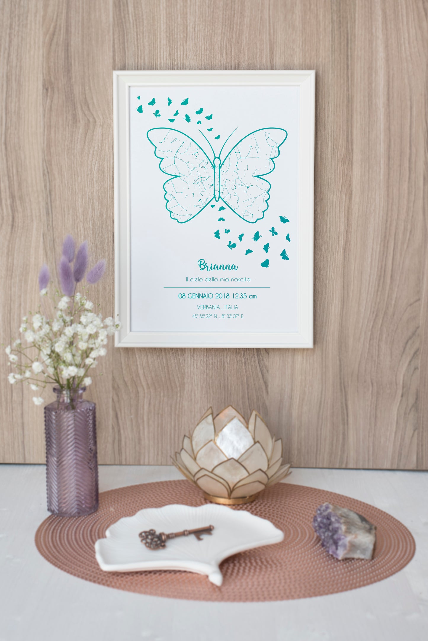 Quadro Mappa Stellare COMPLEANNO