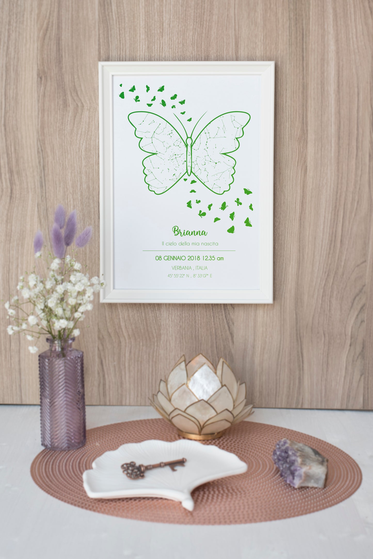 Quadro Mappa Stellare COMPLEANNO