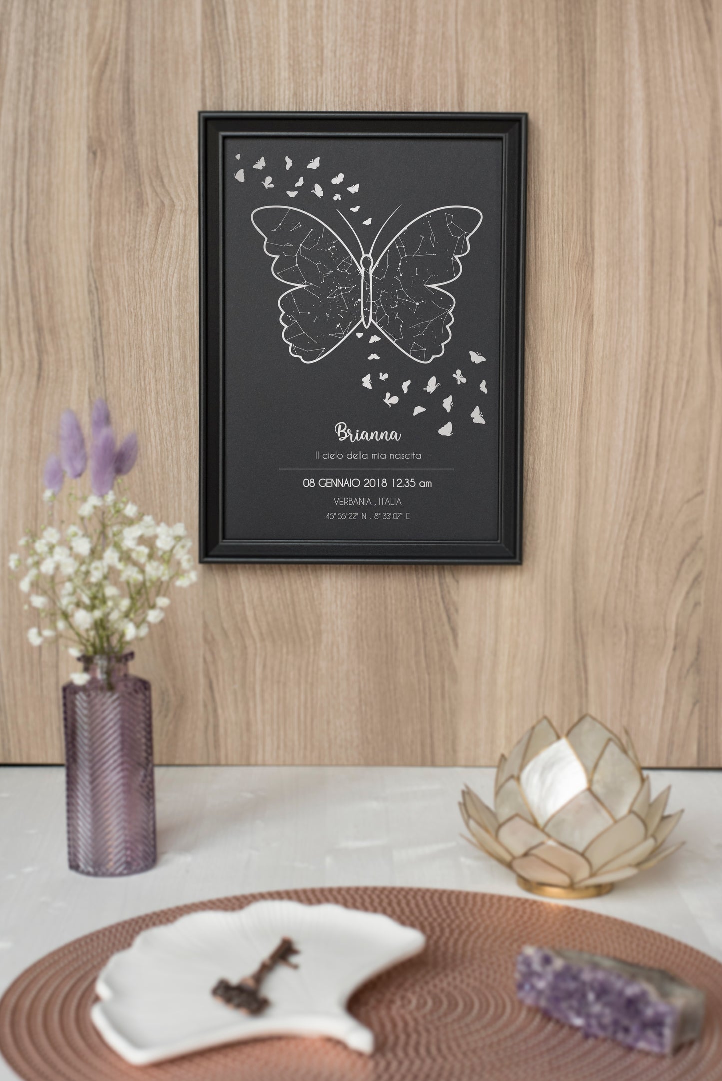 Quadro Mappa Stellare COMPLEANNO