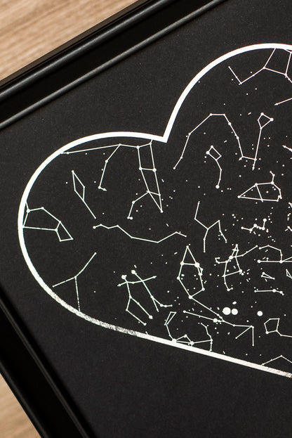 Quadro Mappa Stellare COMPLEANNO