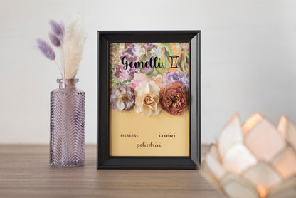 Quadro Astrofloreale GEMELLI