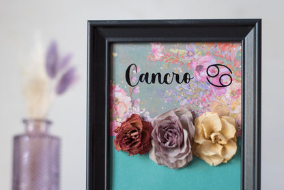 Quadro Astrofloreale CANCRO