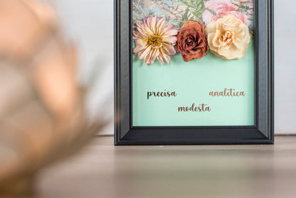 Quadro Astrofloreale VERGINE
