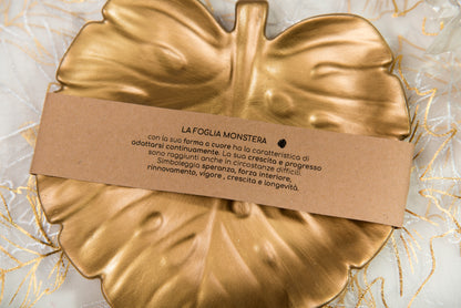 vassoio MONSTERA - Bronzo